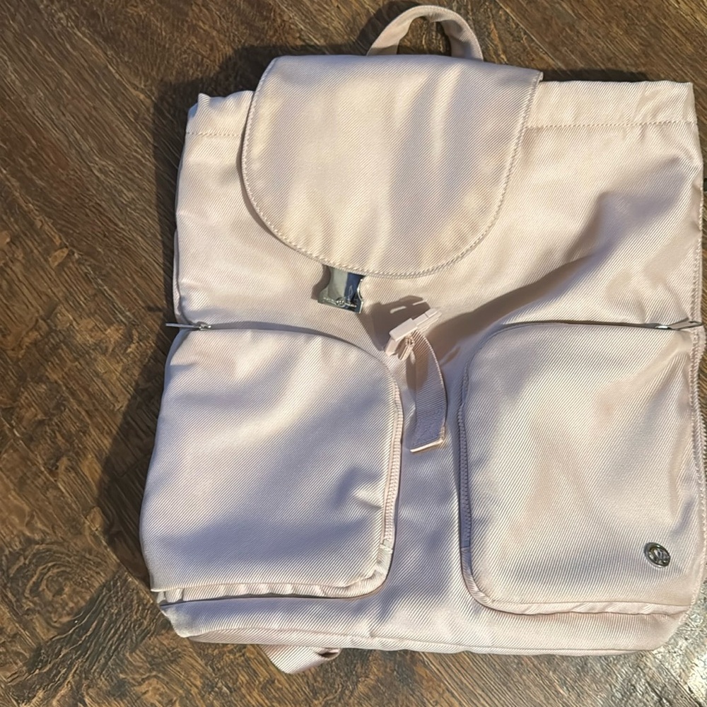 Lululemon pale pink backpack